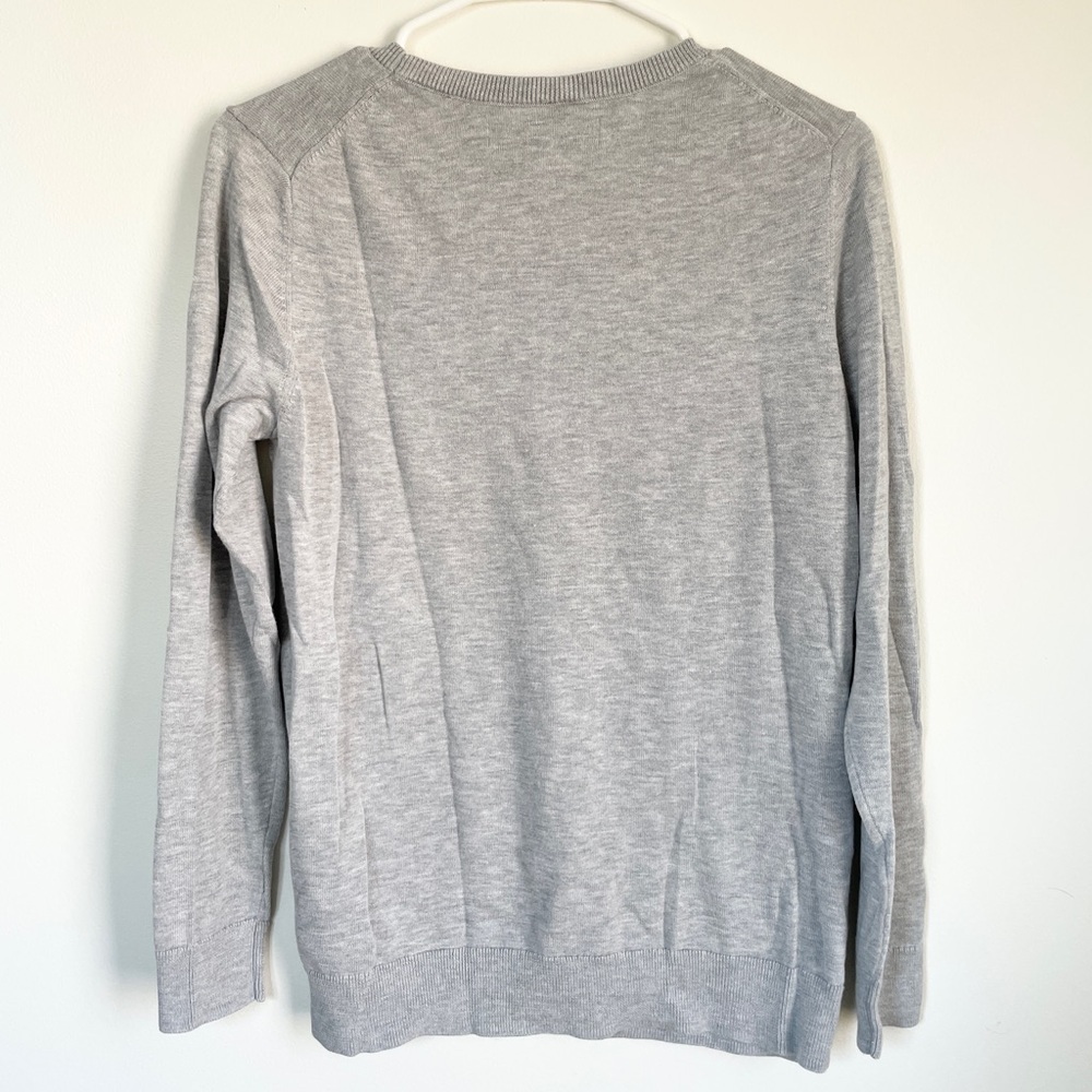 Amazon Essentials Light Gray Crew Neck Sweater - image 5